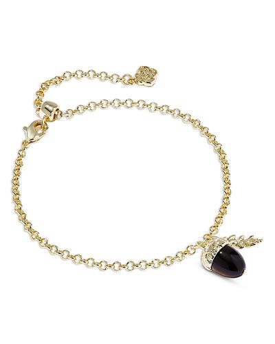 Kendra Scott Kendra Scott Tiger's Eye Acorn Slider Bracelet