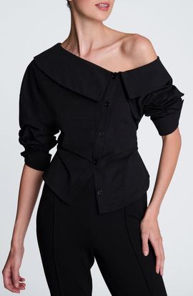 Kenneth Cole Collection Kenneth Cole Collection Asymmetric Button Down Shirt