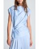 Kenneth Cole Collection Kenneth Cole Collection Belted Drape Neck Blouse - 1