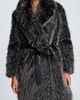 Kenneth Cole Collection Kenneth Cole Collection Belted Faux Fur Midi Coat - 1