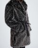 Kenneth Cole Collection Kenneth Cole Collection Belted Faux Fur Midi Coat - 3