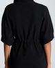 Kenneth Cole Collection Kenneth Cole Collection Belted Mock Neck Short Sleeve Sweater - 2