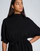Kenneth Cole Collection Kenneth Cole Collection Belted Mock Neck Short Sleeve Sweater - 3