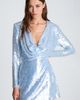 Kenneth Cole Collection Kenneth Cole Collection Cowl Neck Sequin Minidress - 4