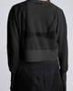 Kenneth Cole Collection Kenneth Cole Collection Crop Sheer Saddle Shoulder Cardigan - 2