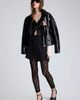 Kenneth Cole Collection Kenneth Cole Collection Crop Sheer Saddle Shoulder Cardigan - 3