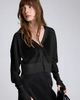 Kenneth Cole Collection Kenneth Cole Collection Crop Sheer Saddle Shoulder Cardigan - 5