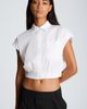 Kenneth Cole Collection Kenneth Cole Collection Cropped Short Sleeve Shirt - 1