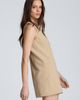 Kenneth Cole Collection Kenneth Cole Collection Curved Button Detail Pinstripe Minidress - 3
