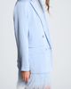 Kenneth Cole Collection Kenneth Cole Collection Double Breasted Satin Boyfriend Blazer - 3