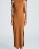 Kenneth Cole Collection Kenneth Cole Collection Drape Back Crepe Maxi Dress - 1