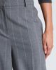 Kenneth Cole Collection Kenneth Cole Collection High Waist Pinstripe Wide Leg Pants - 3