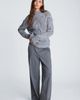 Kenneth Cole Collection Kenneth Cole Collection High Waist Pinstripe Wide Leg Pants - 4