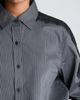 Kenneth Cole Collection Kenneth Cole Collection Lace Trim Striped Boyfriend Shirt - 3