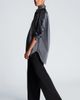 Kenneth Cole Collection Kenneth Cole Collection Lace Trim Striped Boyfriend Shirt - 4