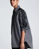Kenneth Cole Collection Kenneth Cole Collection Lace Trim Striped Boyfriend Shirt - 5