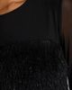 Kenneth Cole Collection Kenneth Cole Collection Lurex Fringe Mixed Media Top - 3