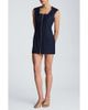 Kenneth Cole Collection Kenneth Cole Collection Panelled Front Zip Minidress - 1