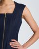 Kenneth Cole Collection Kenneth Cole Collection Panelled Front Zip Minidress - 4