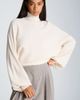 Kenneth Cole Collection Kenneth Cole Collection Shaker Crop Turtleneck Sweater - 1
