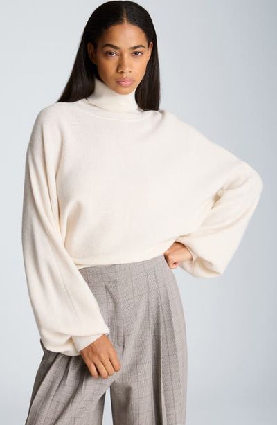Kenneth Cole Collection Kenneth Cole Collection Shaker Crop Turtleneck Sweater