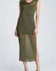 Kenneth Cole Collection Kenneth Cole Collection Sleeveless Cowl Neck Dress - 1