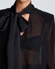 Kenneth Cole Collection Kenneth Cole Collection Tie Neck Chiffon Top - 3