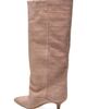 Kenneth Cole Kenneth Cole Brisbane Croc Embossed Leather Knee High Boot - 2