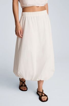 Kenneth Cole Kenneth Cole Bubble Cotton Blend Maxi Skirt