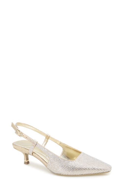 Kenneth Cole Kenneth Cole Martha Crystals Slingback Kitten Heel Pump