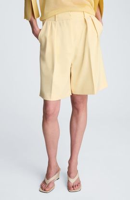 Kenneth Cole Kenneth Cole Pleated High Waist Shorts