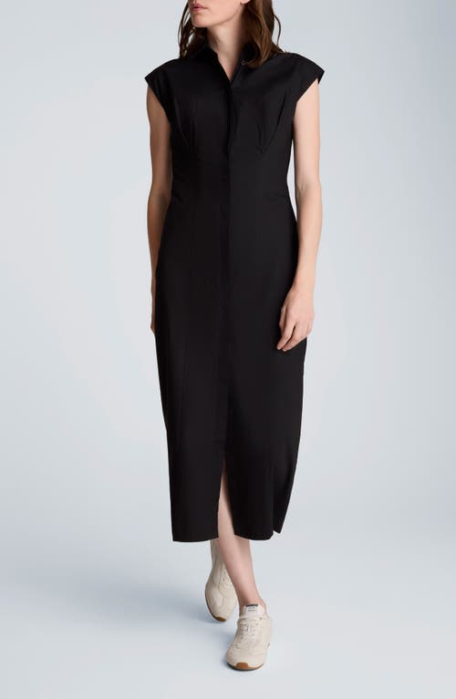 Kenneth Cole Kenneth Cole Pleated Maxi Shirtdress