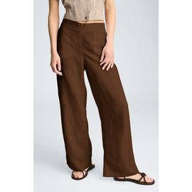 Kenneth Cole Kenneth Cole Pull-On Linen Blend Wide Leg Pants