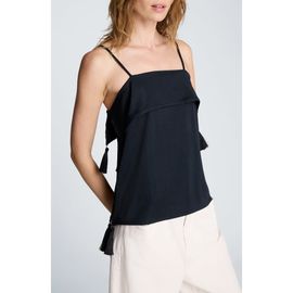Kenneth Cole Kenneth Cole Tassel Trim Foldover Camisole
