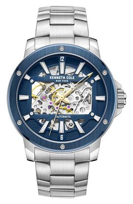 Kenneth Cole New York Kenneth Cole New York Automatic Bracelet Watch, 44mm