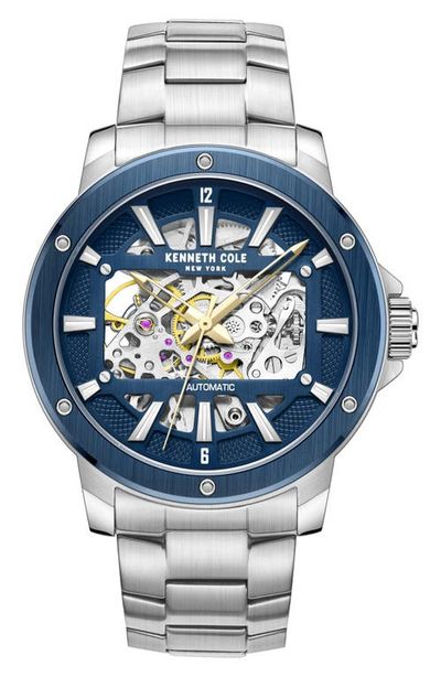 Kenneth Cole New York Kenneth Cole New York Automatic Bracelet Watch, 44mm