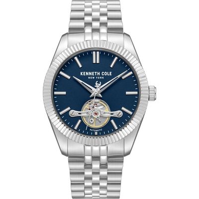 Kenneth Cole New York Kenneth Cole New York Open Heart Automatic Bracelet Watch, 43mm