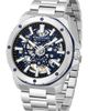 Kenneth Cole New York Kenneth Cole New York The Hollis Skeleton Automatic Bracelet Watch, 45mm - 3