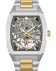 Kenneth Cole New York Kenneth Cole New York The Hollis Tonneau Skeleton Automatic Bracelet Watch, 40mm x 52.5mm - 1