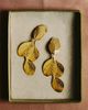 Kenneth Jay Lane Golden Leaf Drop Earrings - 1