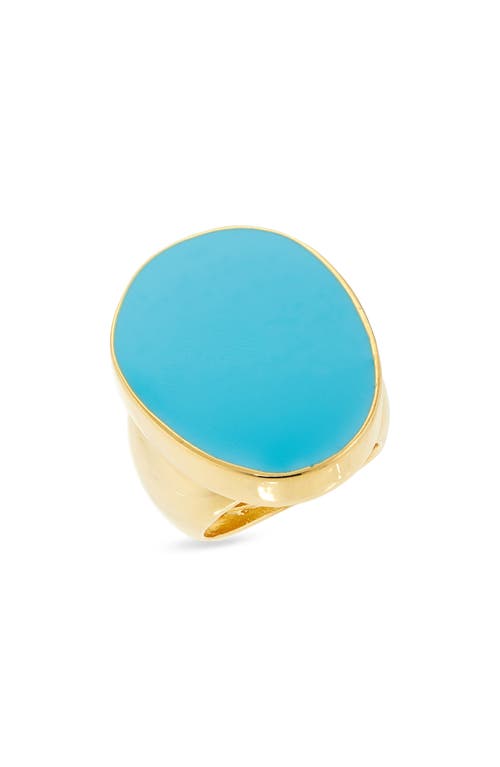 Kenneth Jay Lane Kenneth Jay Lane Adjustable Enamel Cocktail Ring
