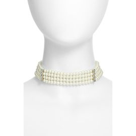 Kenneth Jay Lane Kenneth Jay Lane Faux Pearl Choker Necklace