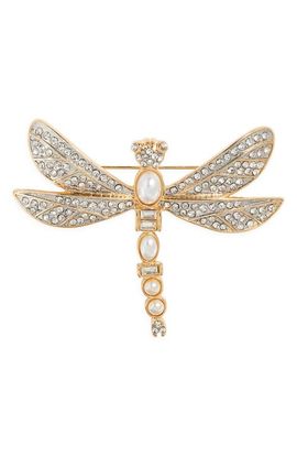 Kenneth Jay Lane Kenneth Jay Lane Faux Pearl Dragonfly Pin