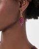 Kenneth Jay Lane Kenneth Jay Lane Grape Drop Earrings Gold/Purple One - 3