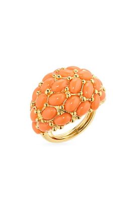Kenneth Jay Lane Kenneth Jay Lane Oval Cabochon Cocktail Ring
