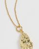 Kenneth Jay Lane Kenneth Jay Lane Oyster Pendant Necklace Gold One - 2