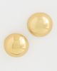 Kenneth Jay Lane Kenneth Jay Lane Polished Domed Button Earrings Gold One - 2