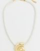 Kenneth Jay Lane Kenneth Jay Lane Rope Necklace Gold/White One - 2