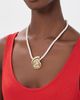 Kenneth Jay Lane Kenneth Jay Lane Rope Necklace Gold/White One - 3