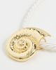 Kenneth Jay Lane Kenneth Jay Lane Rope Necklace Gold/White One - 4